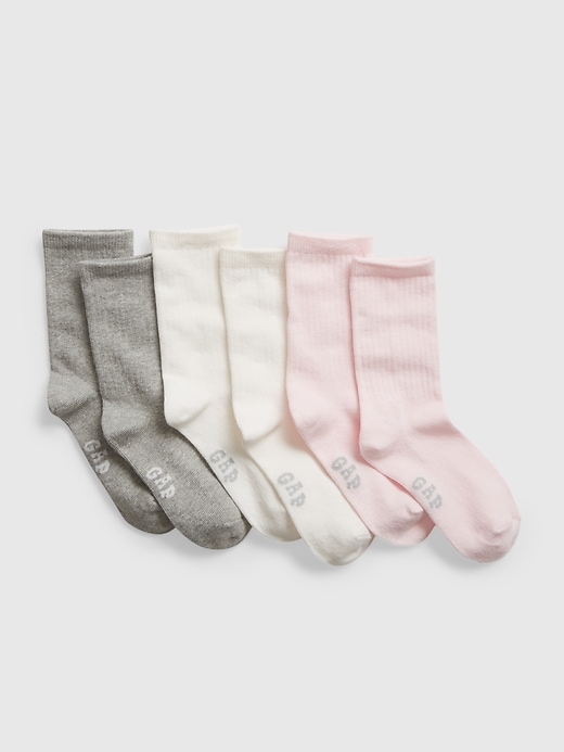 View large product image 1 of 1. Kids Crew Socks (3-Pack)