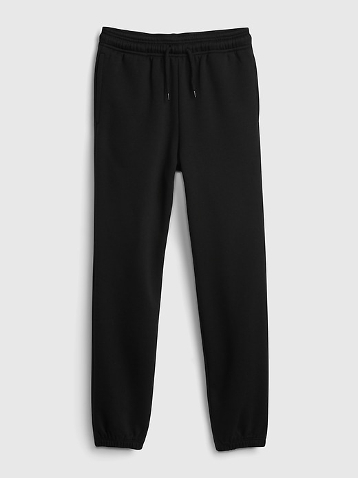 1 of 8 showing, with the color true black of product Kids VintageSoft Pull-On Joggers