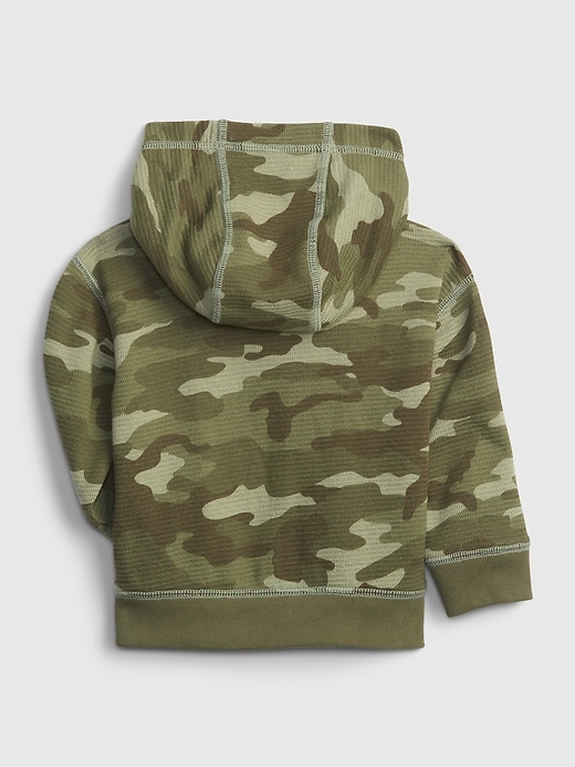 2 of 8 showing, with the color camo of product Baby Ottoman Hoodie