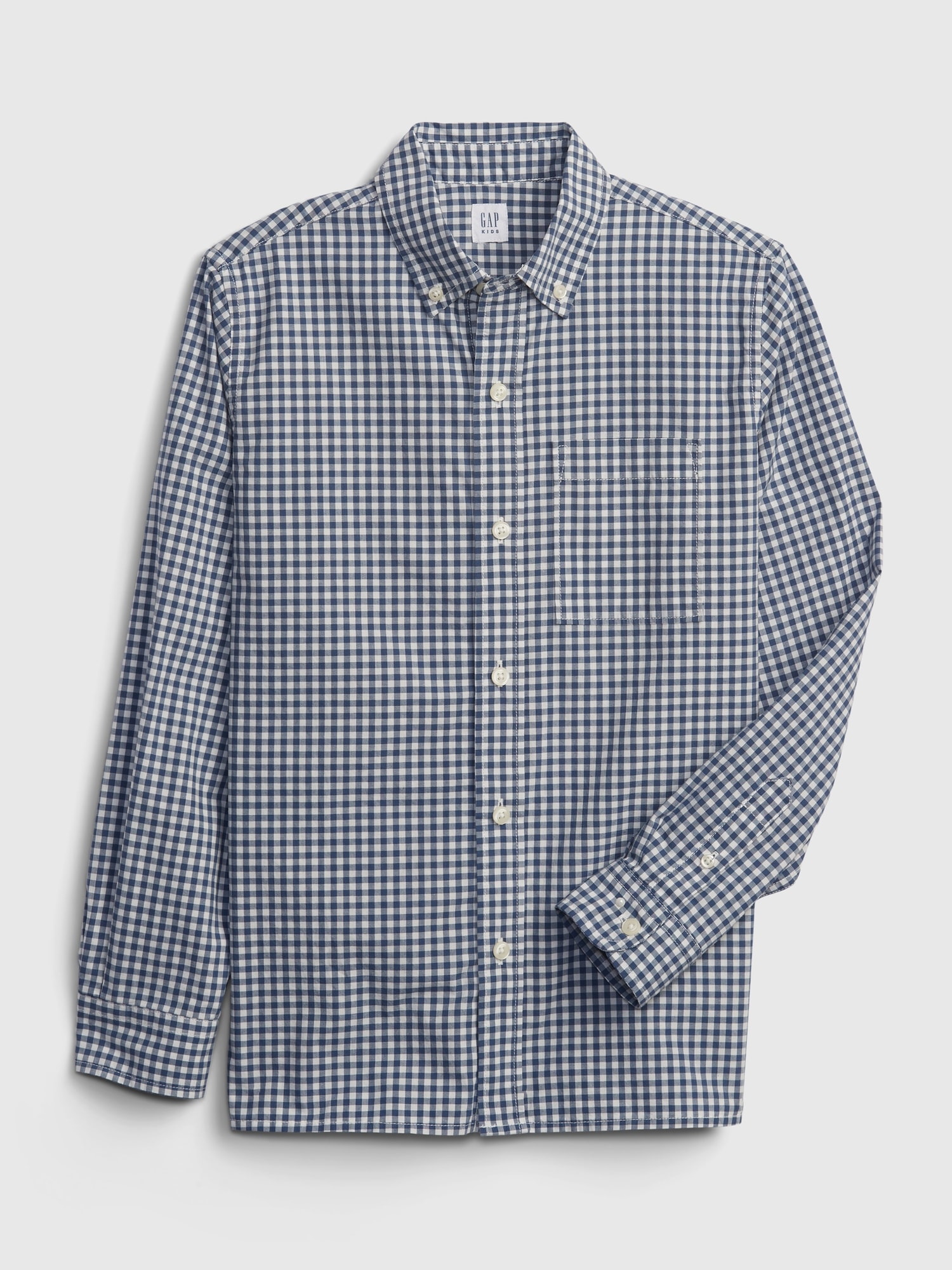 Kids Plaid Button-Down Shirt | Gap