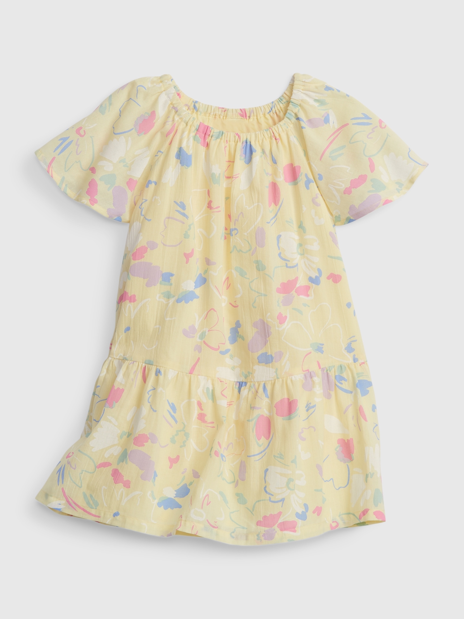 Toddler Floral Ruffle Dress