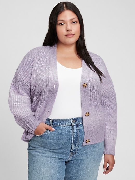 Image number 1 showing, Cozy Button-Front Cardigan