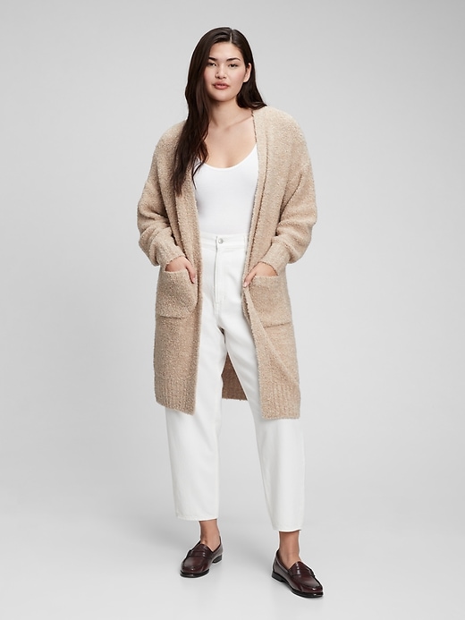 Image number 1 showing, Cozy Boucle Cardigan