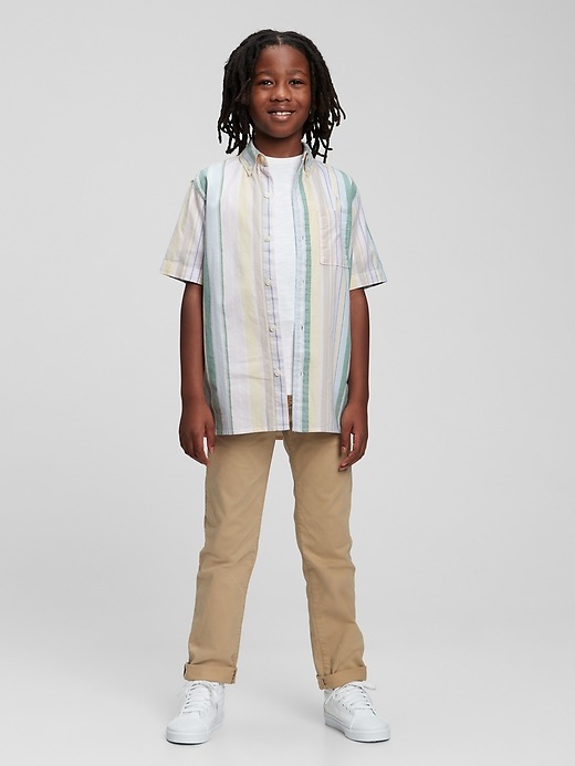Image number 2 showing, Kids Striped Oxford Shirt