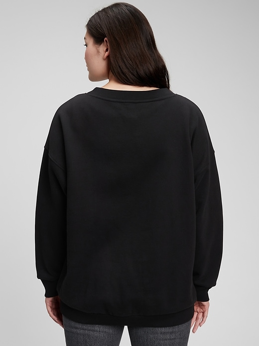Vintage Soft Relaxed V-Neck Sweatshirt | Gap