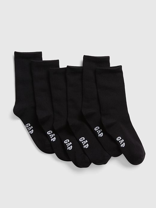 View large product image 1 of 1. Kids Crew Socks (3-Pack)