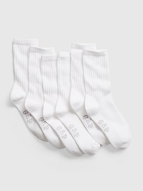 View large product image 1 of 1. Kids Crew Socks ( 3-Pack)