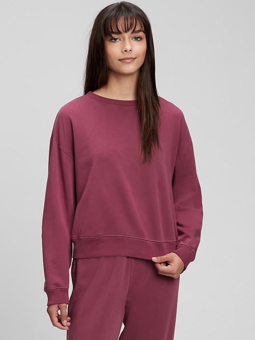 Image number 1 showing, Teen Oversized Crewneck Sweatshirt