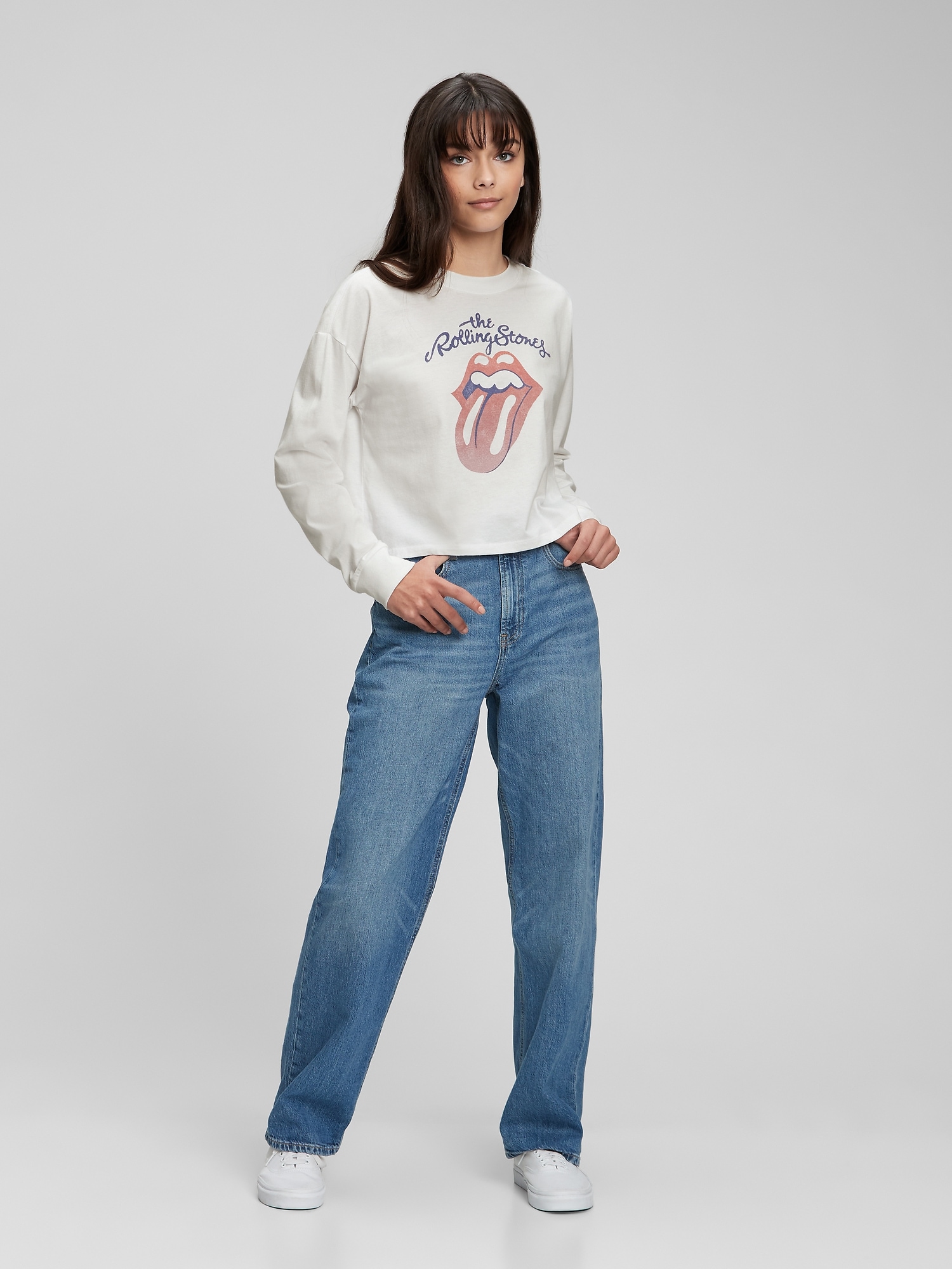 Teen Band Long Sleeve Graphic TShirt Gap