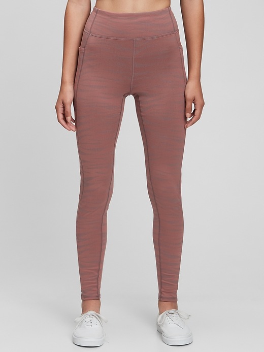 GapFit Teen Recycled Polyester Cozy Pocket Leggings Gap