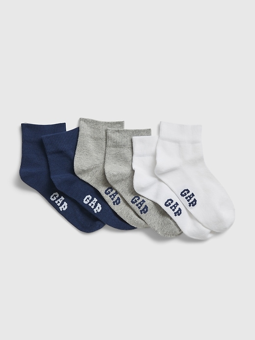 View large product image 1 of 1. Kids Quarter Crew Socks (3-Pack)