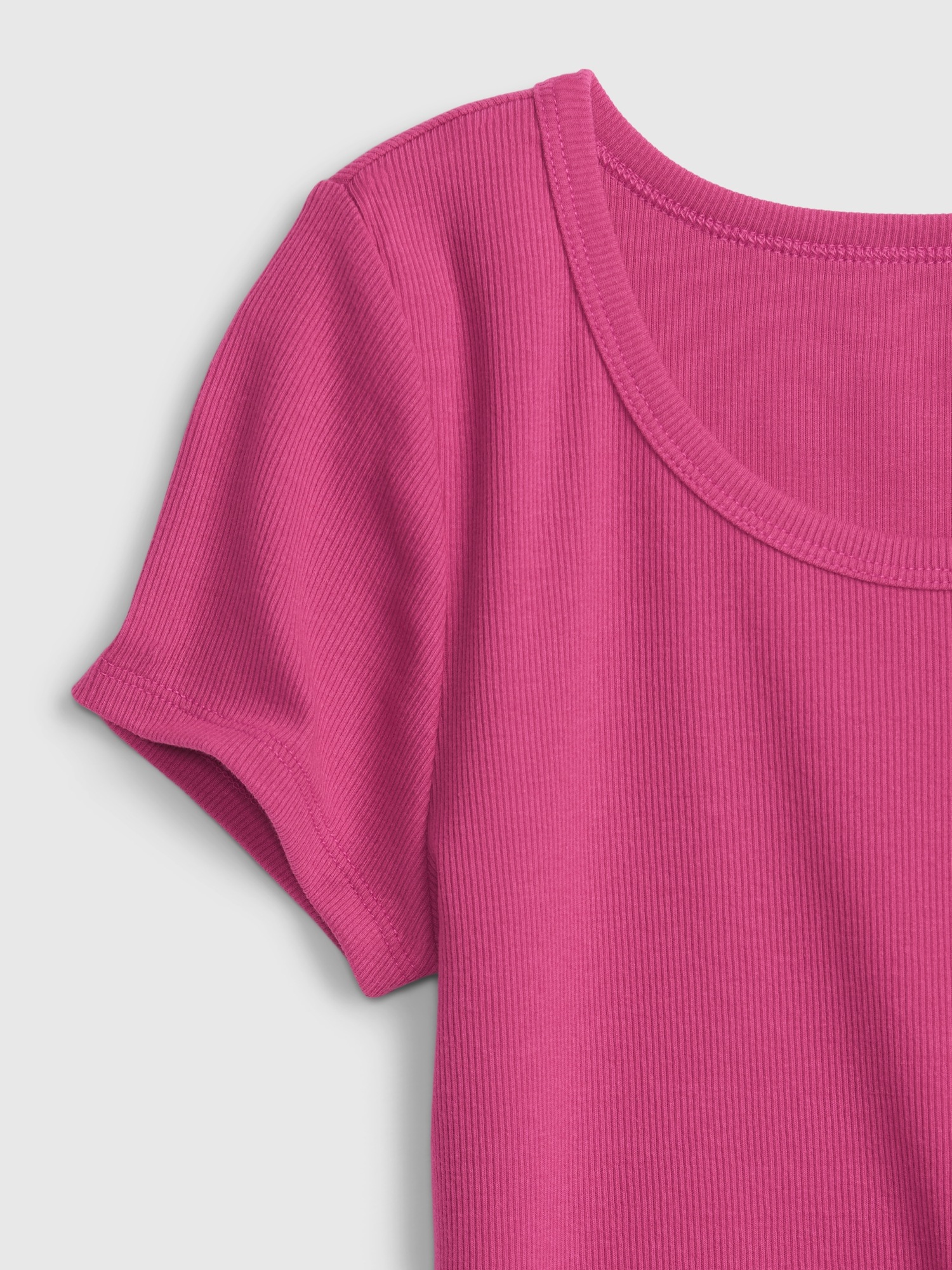 Teen Ribbed-Knit T-Shirt | Gap