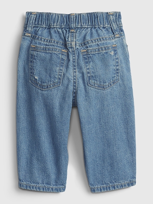 View large product image 2 of 3. Baby Organic Cotton '90s Loose Jeans