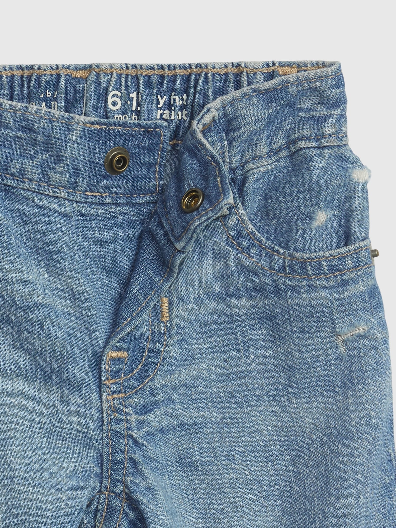 Baby 100% Organic '90s Loose Fit Jeans Washwell | Gap