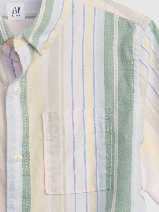 Image number 4 showing, Kids Striped Oxford Shirt