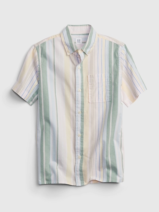 Image number 1 showing, Kids Striped Oxford Shirt