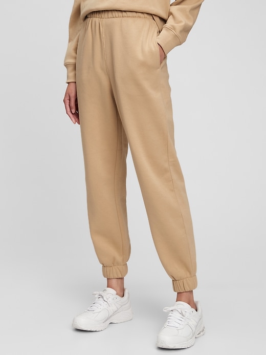 fleece high rise joggers