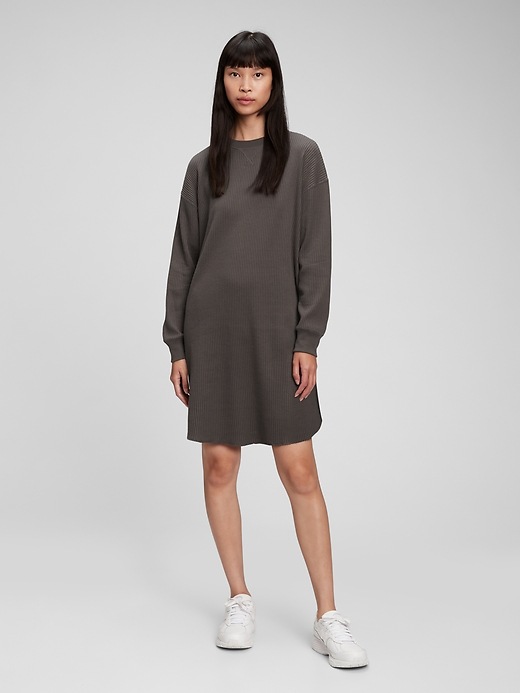 gap waffle knit dress Long-Sleeve Waffle-Knit Dress for Toddler Girls
