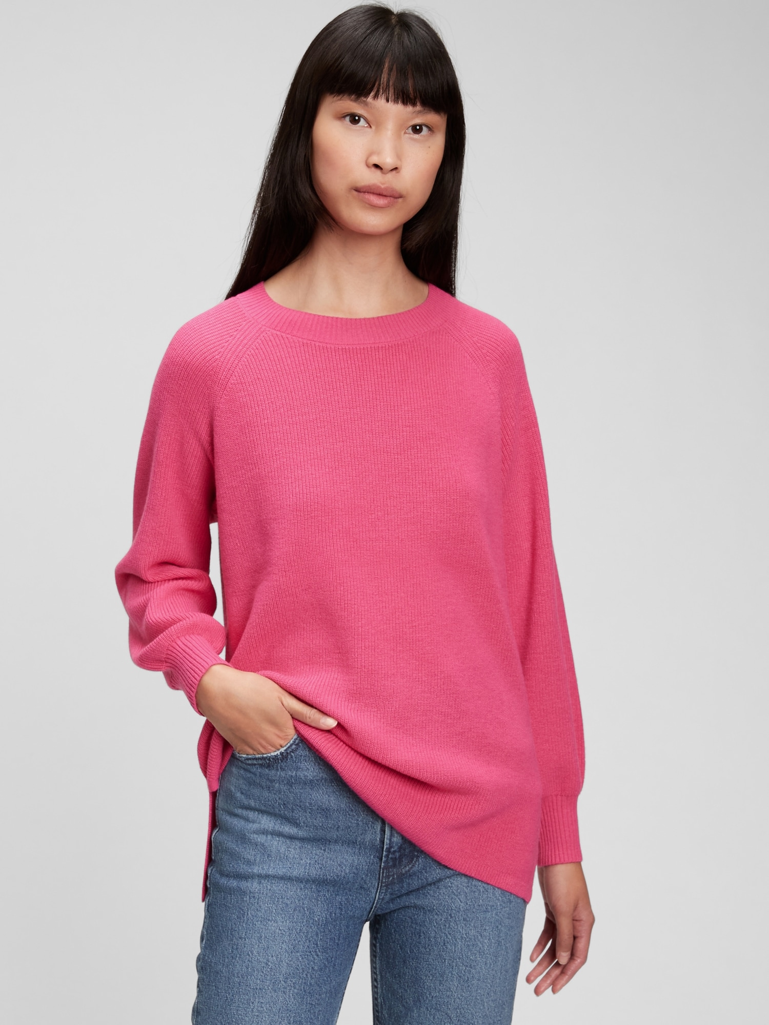 tunic crewneck sweatshirt gap