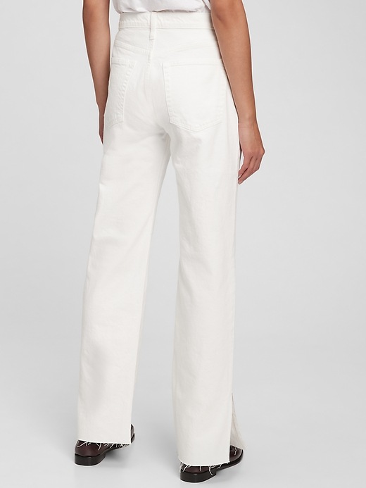 Image number 2 showing, Mid Rise '90s Loose Split-Hem Jeans with Washwell