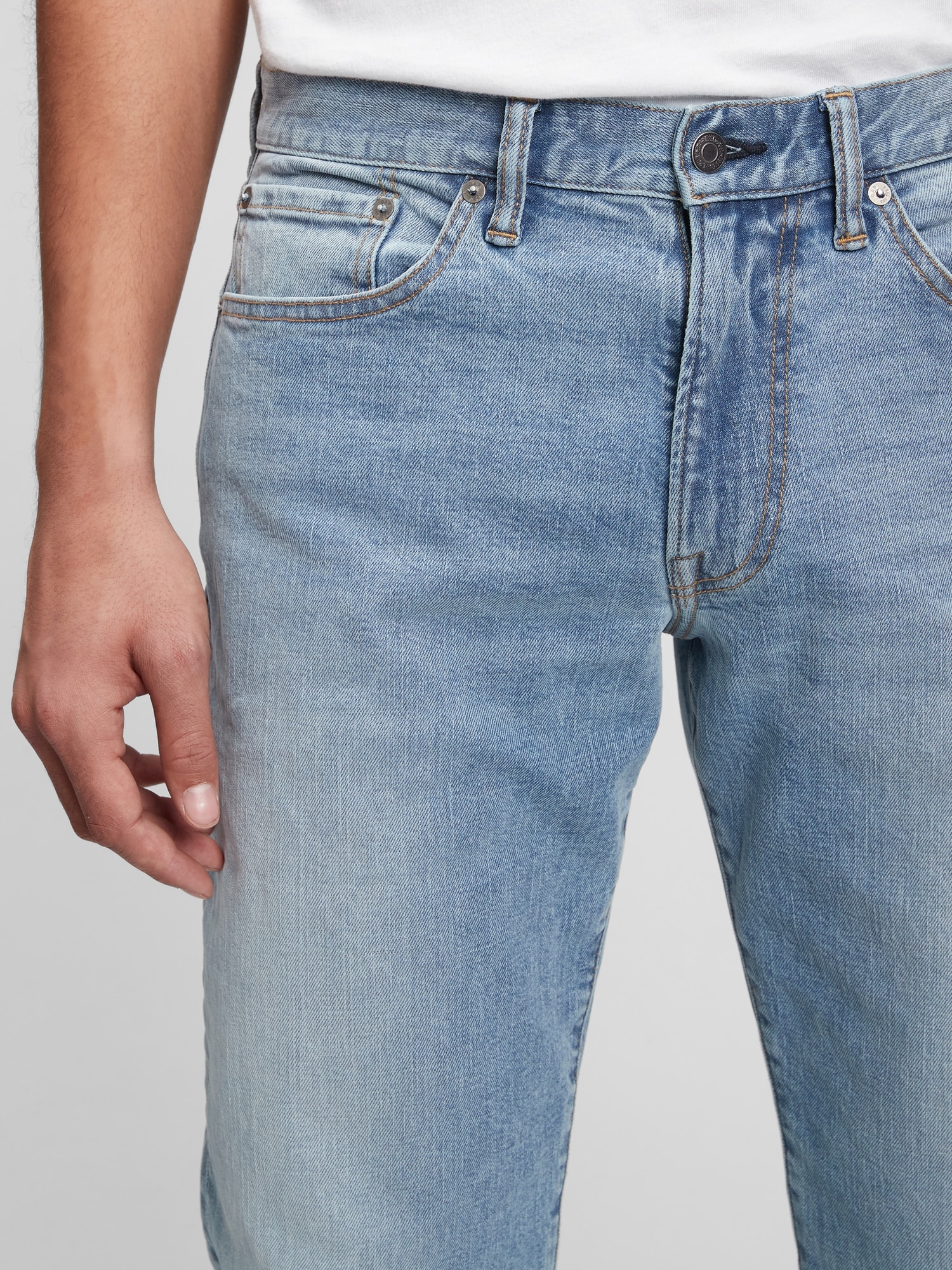 Gap light wash jeans discount
