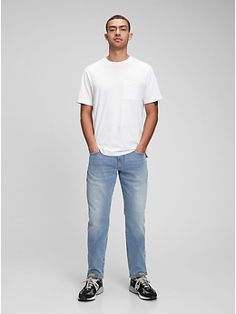 GAP Homme Jeans Standart coupe droite Light Wash Indigo 100% coton 981911 28*30 