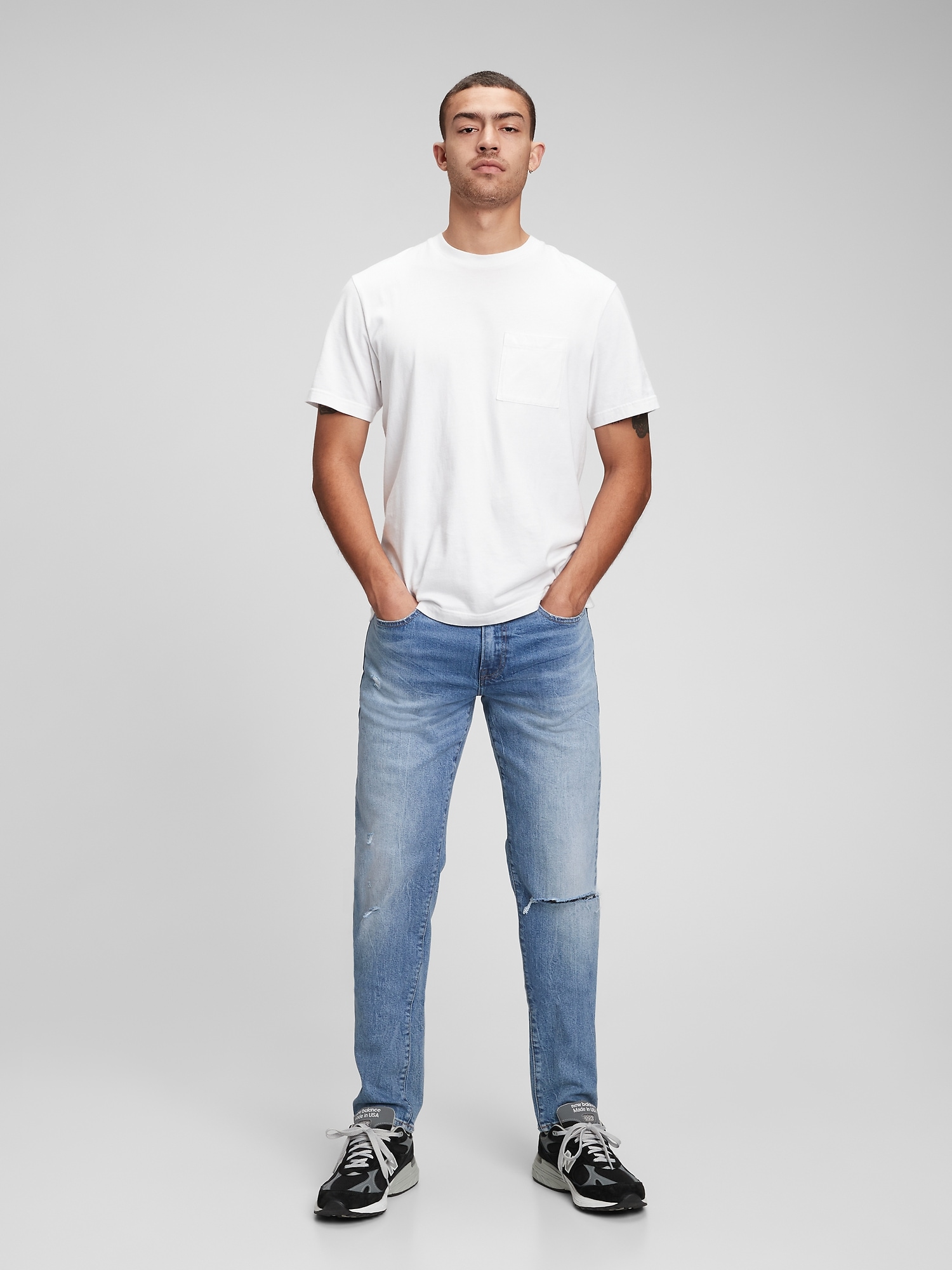 Ellendig spiegel Eigenlijk Slim Jeans in GapFlex with Washwell | Gap