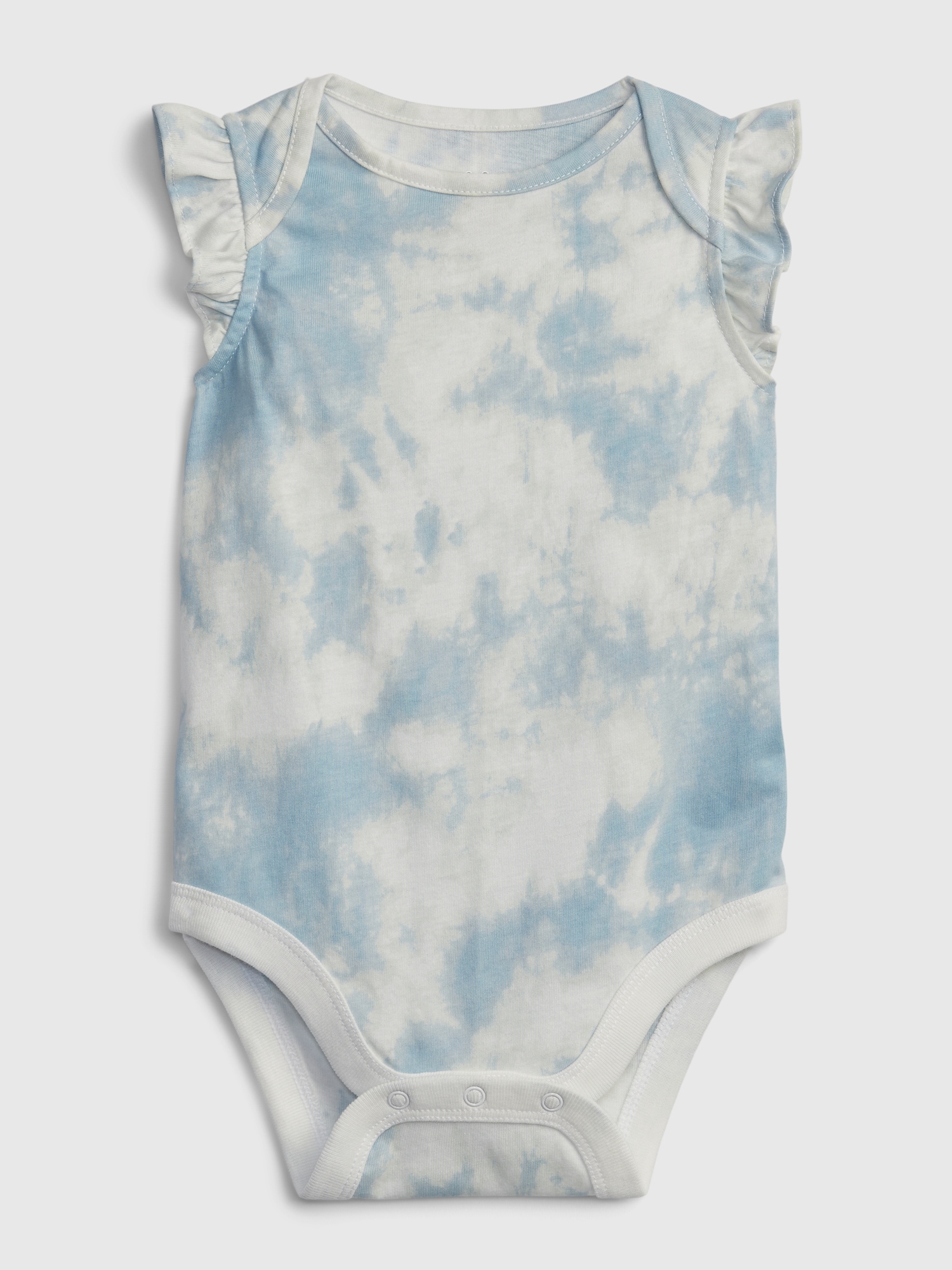 Baby 100 Organic Cotton Mix and Match Flutter Bodysuit Gap