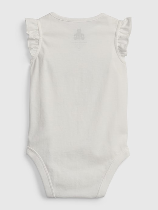 2 of 8 showing, with the color cookie new off white of product babyGap &#124 Star Wars™ 100% Organic Cotton Bodysuit