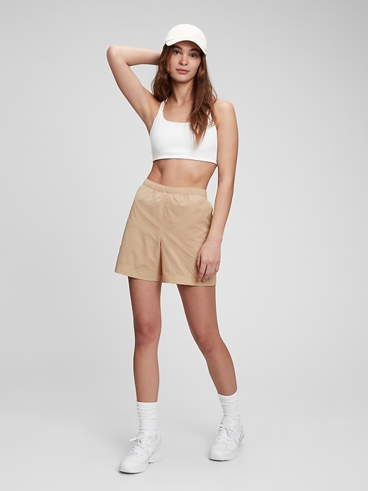 Gap Women's GapFit All-Purpose Recycled Rec Nylon Shorts (various size in New Sand Beige)