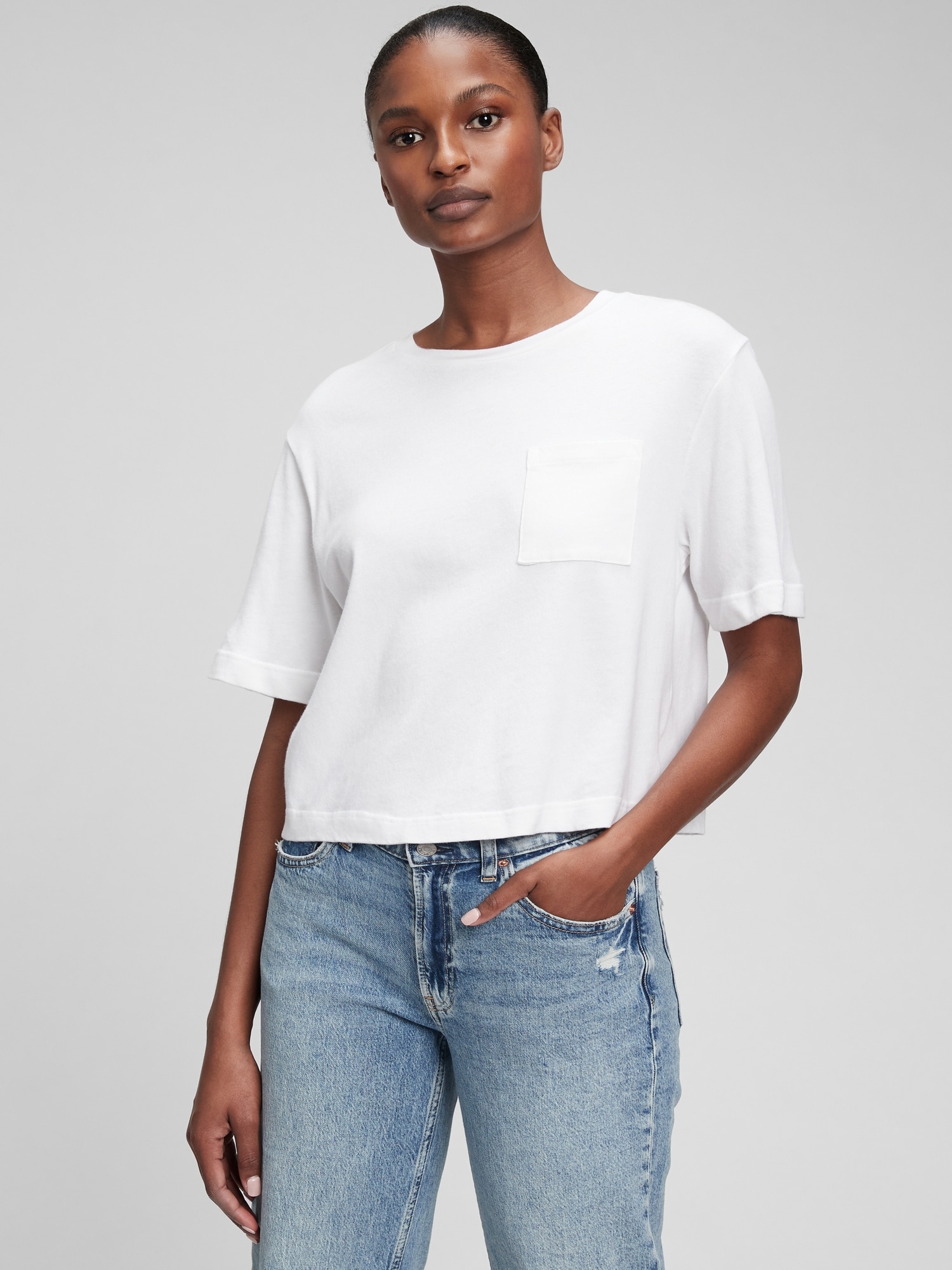 gap womens white t shirt
