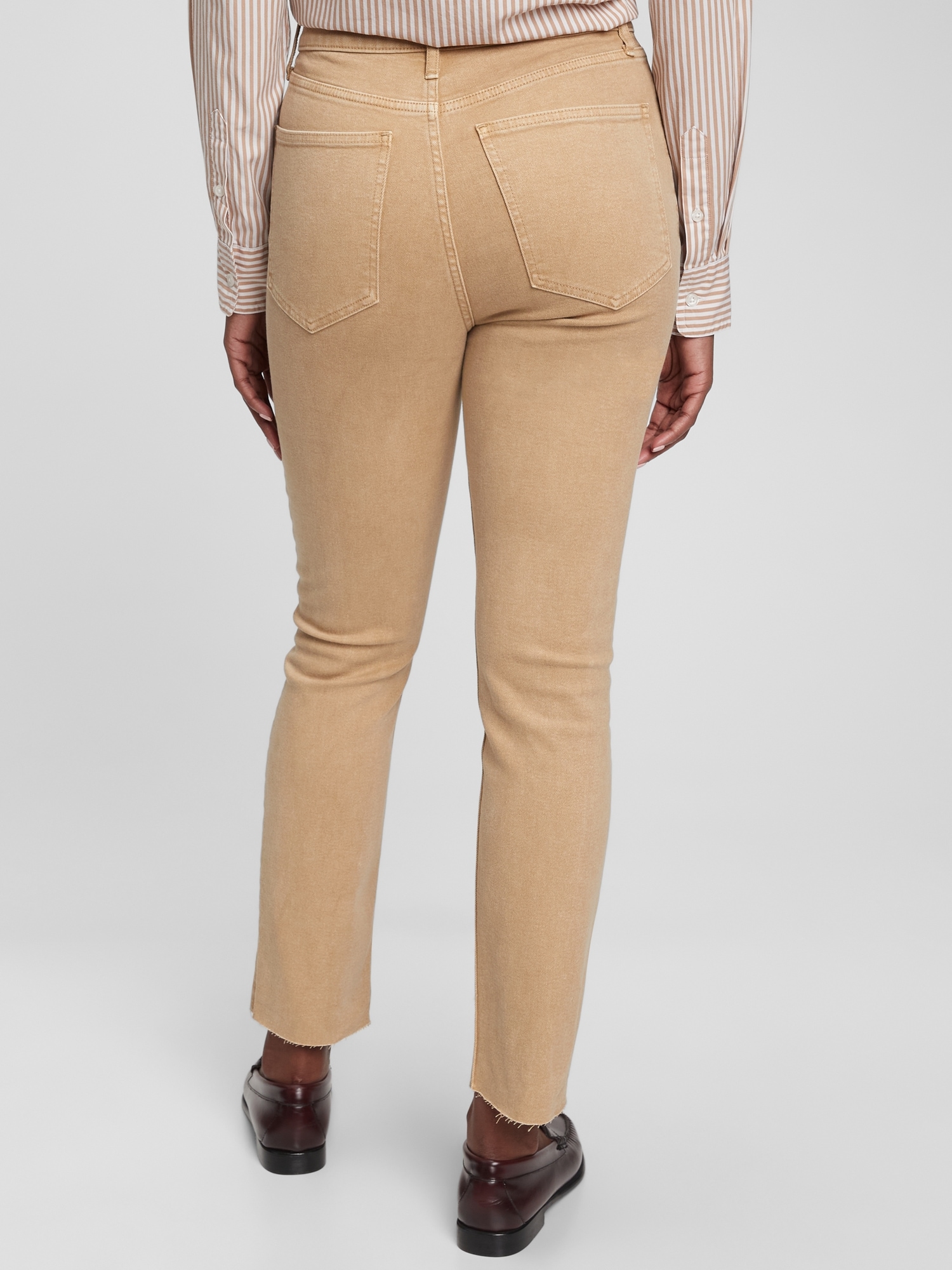 High Rise Vintage Slim Jeans with 