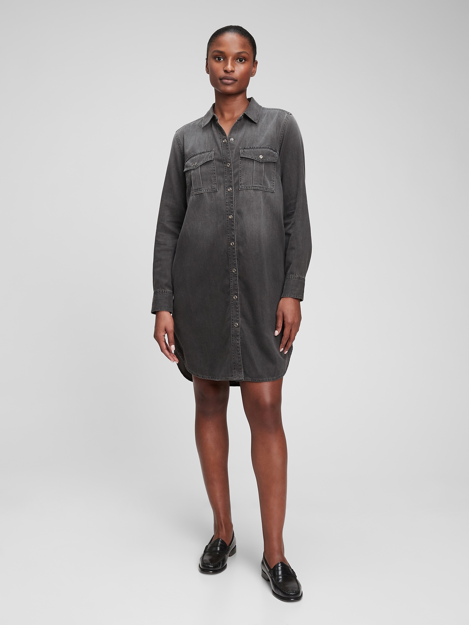 LENZING™ TENCEL™ Modal Utility Pocket Dress with Washwell Gap