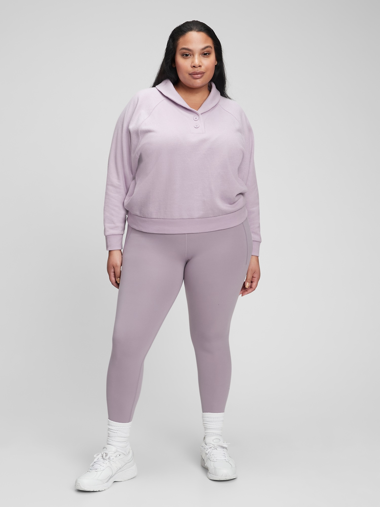 gap henley sweatshirt