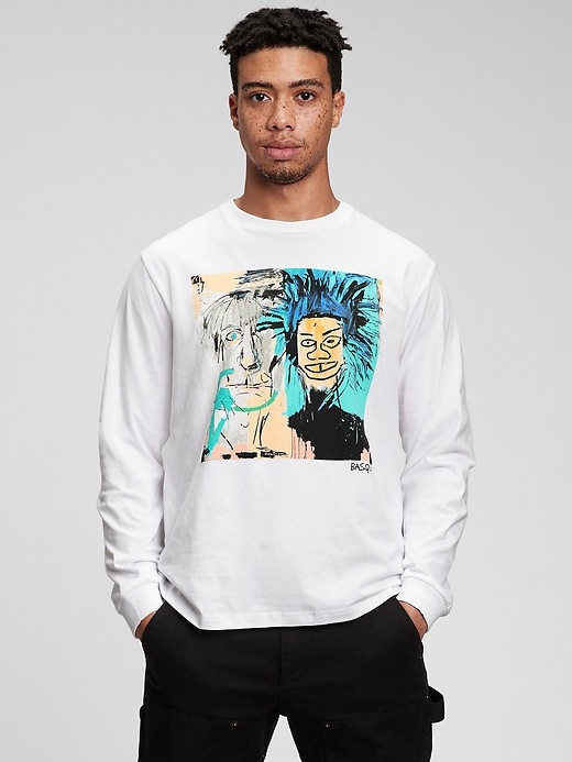 Gap X Jean-Michel Basquiat Graphic Long Sleeve T-Shirt | Gap