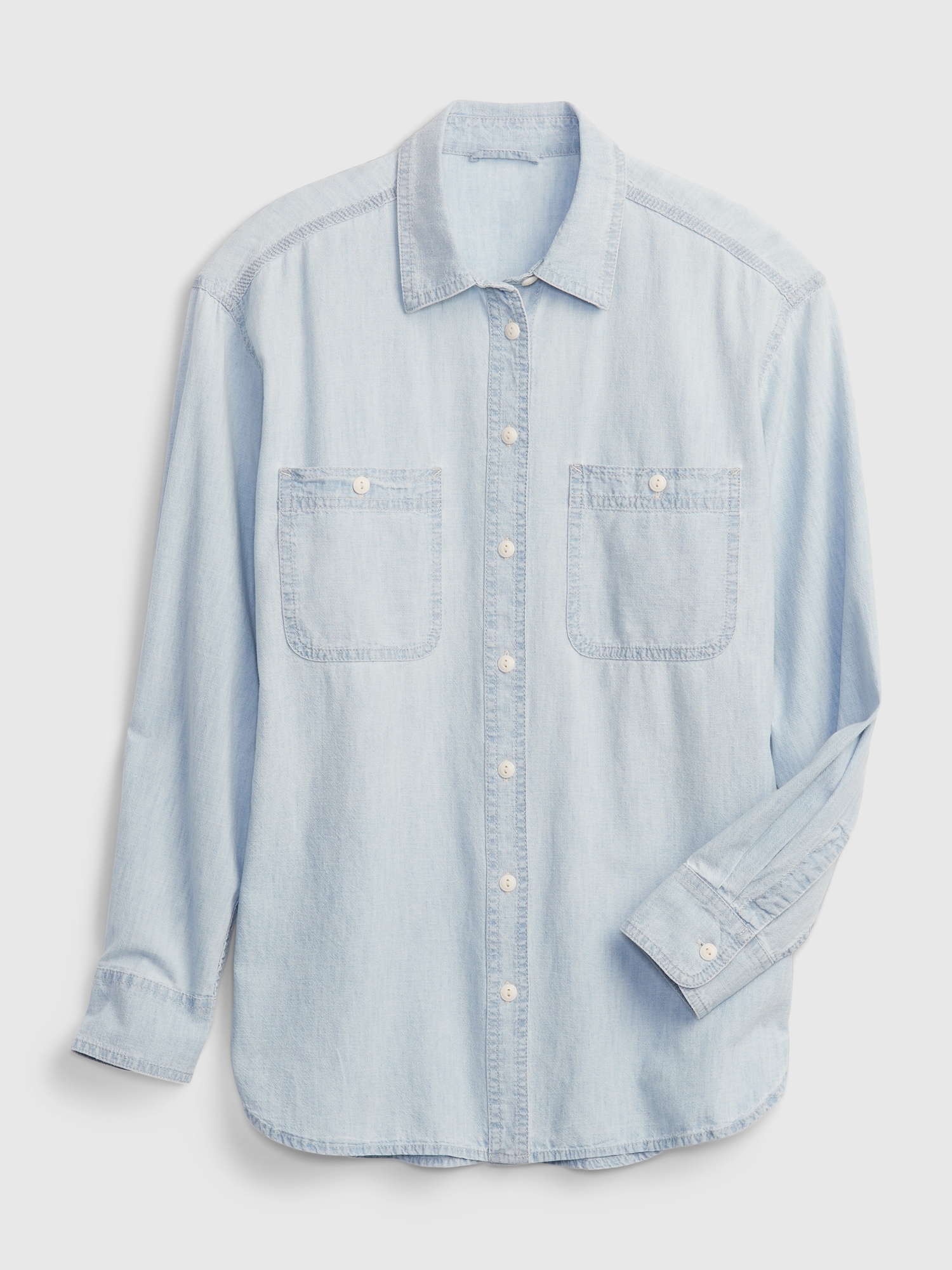 denim dress shirt