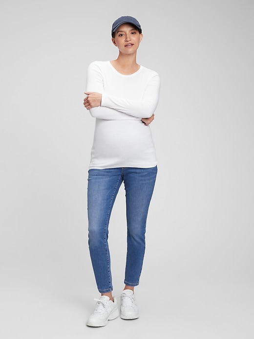 Image number 1 showing, Maternity Full Panel Favorite Jeggings