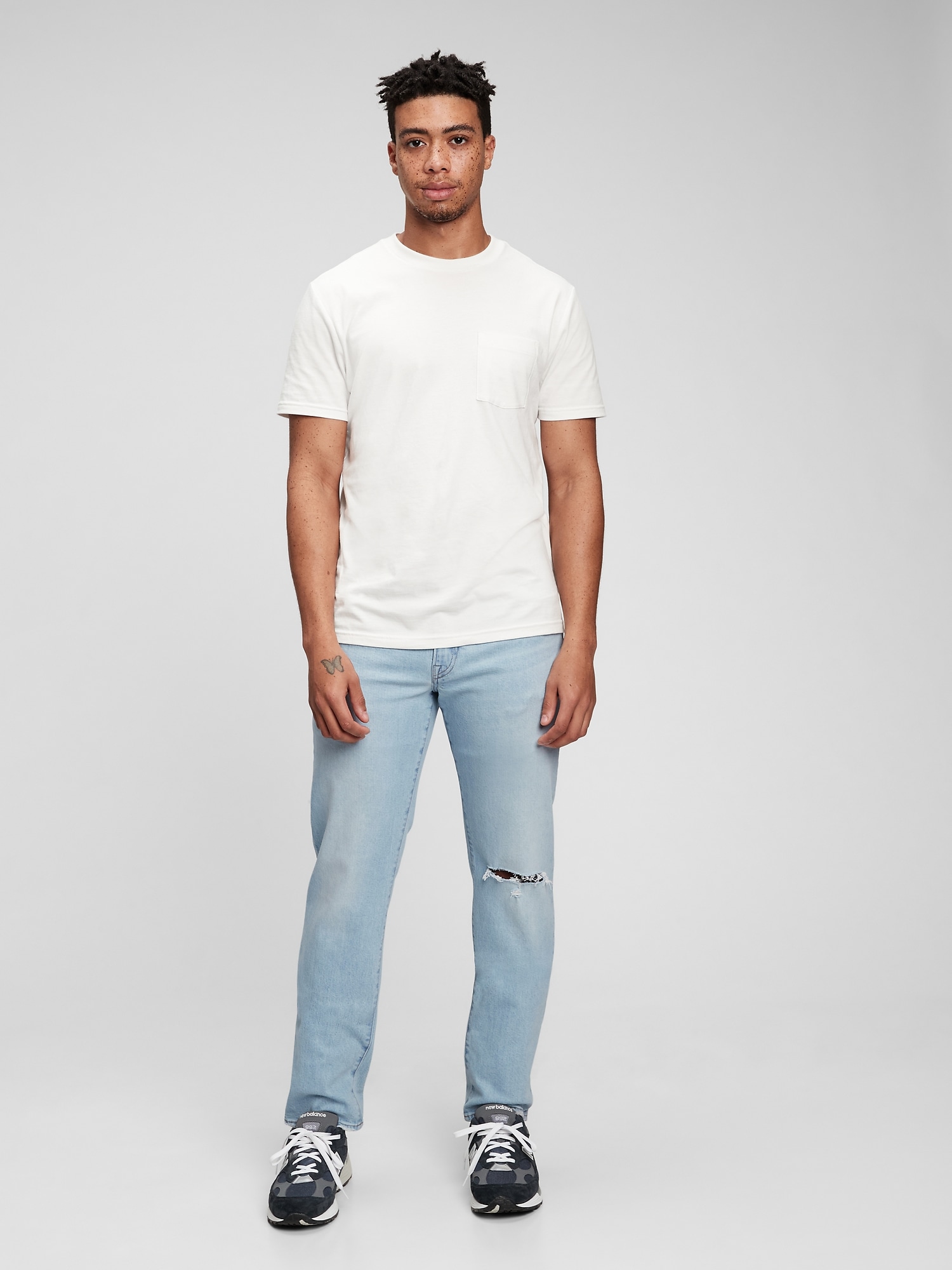Straight Jeans in GapFlex