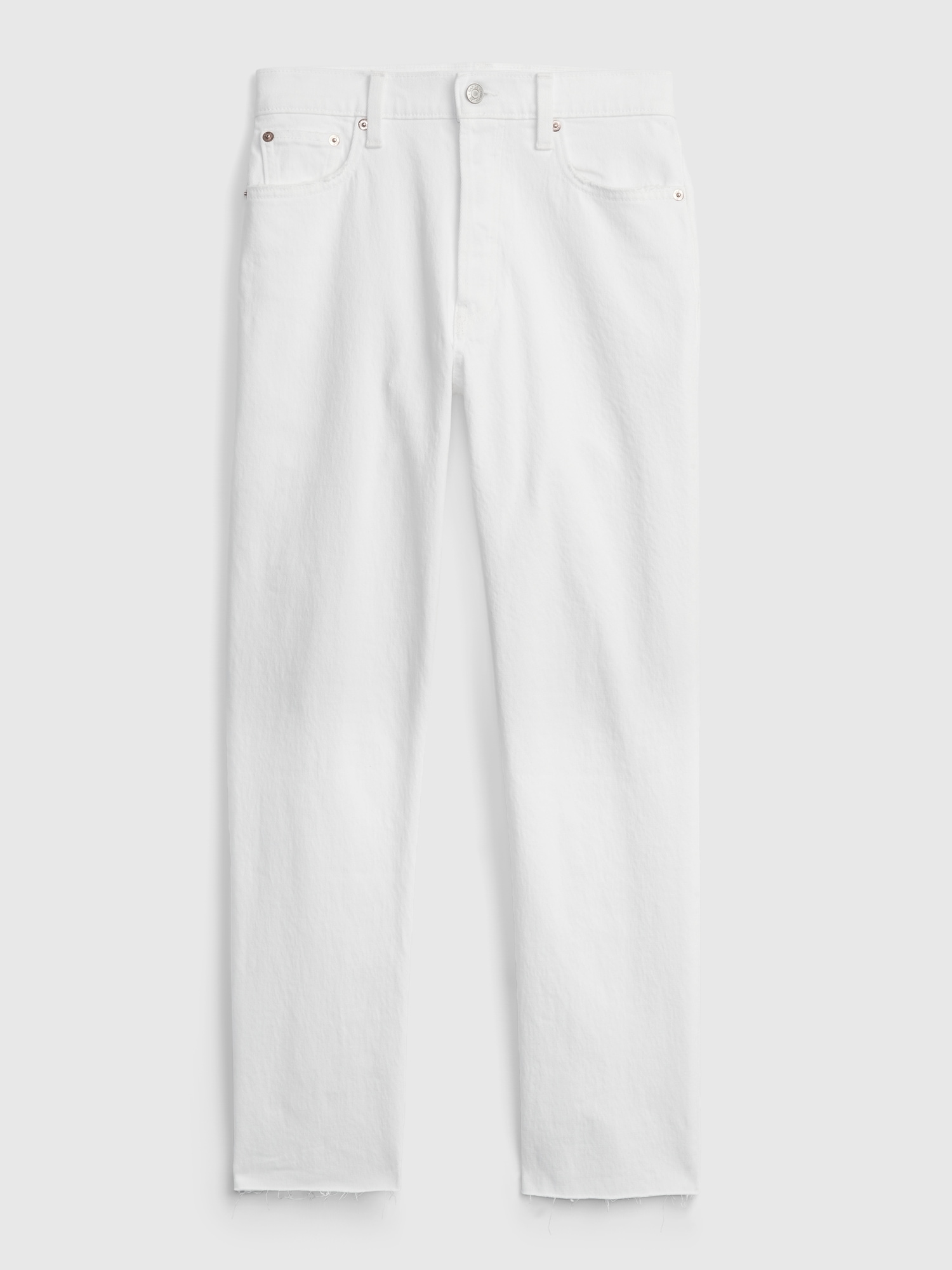 High Rise Cheeky Straight Jeans with Washwell Gap