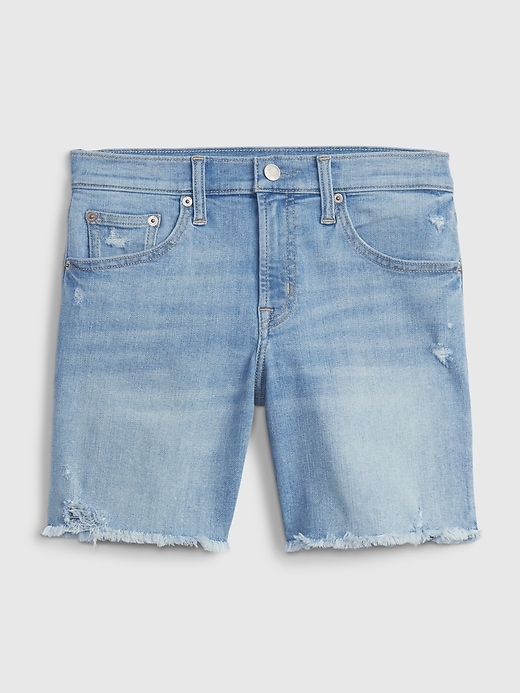 Image number 6 showing, 5" Mid Rise Denim Shorts with Washwell