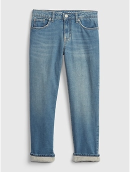 Flannel Lined Jeans | Gap