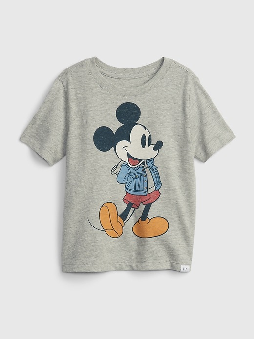 1 of 8 showing, with the color light heather grey of product babyGap &#124 Disney Graphic T-Shirt