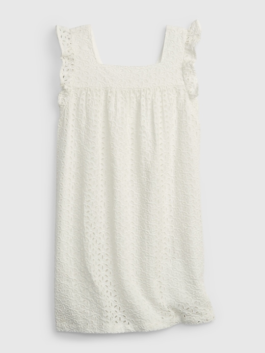 Image number 1 showing, Kids Eyelet Dress