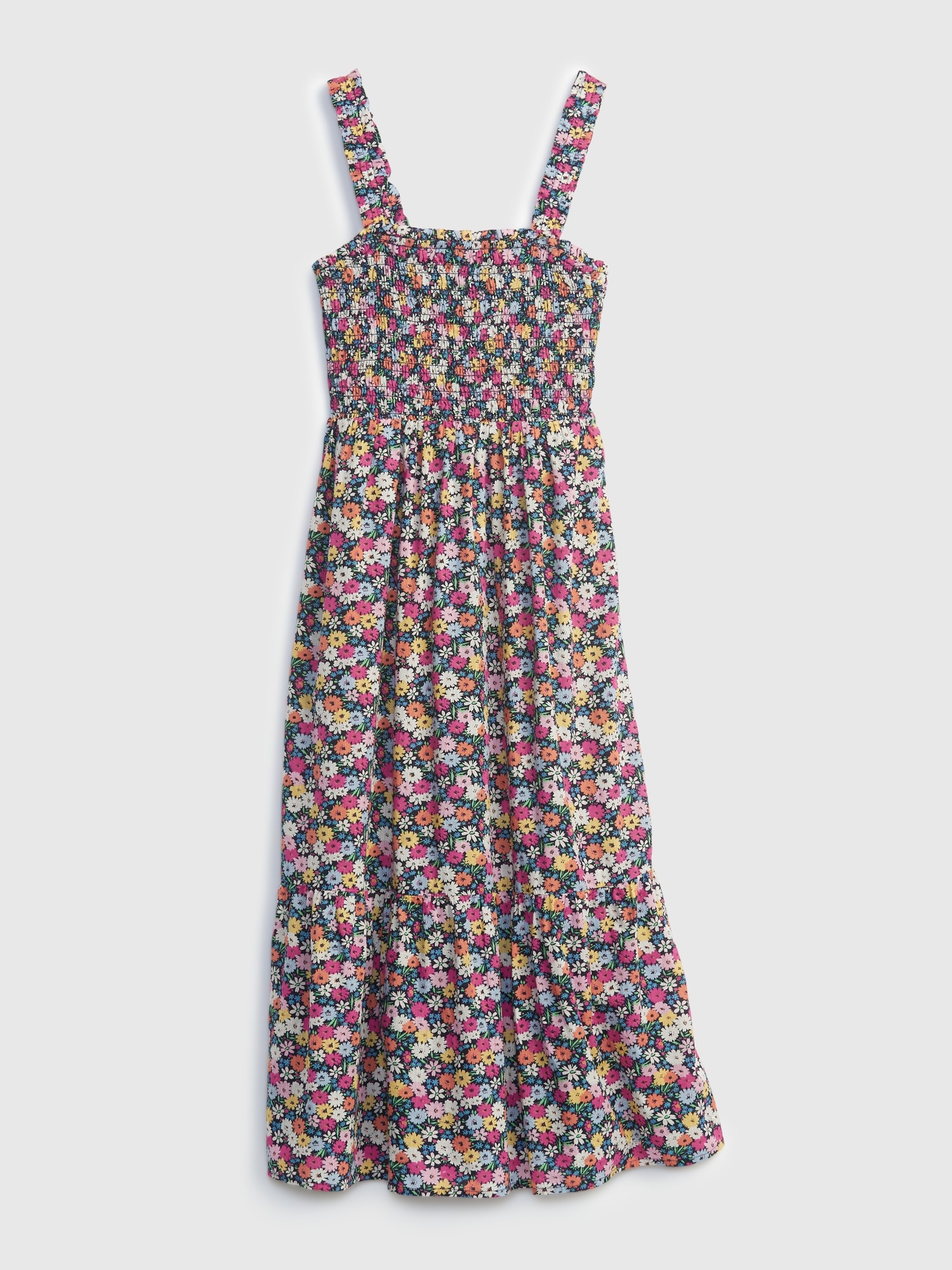 Smocked Floral Midi Dress | Gap