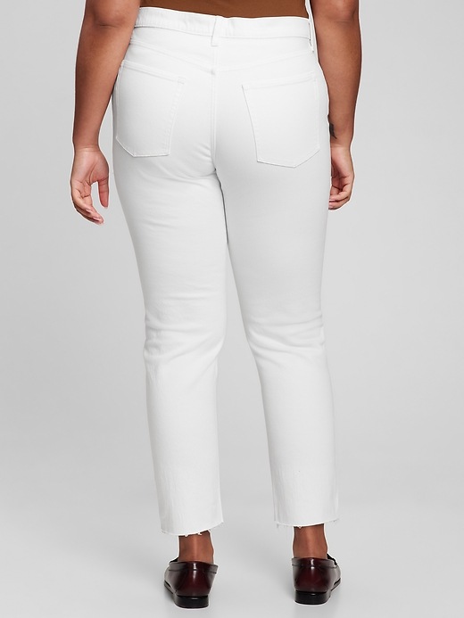 High Rise Cheeky Straight Jeans with Washwell | Gap