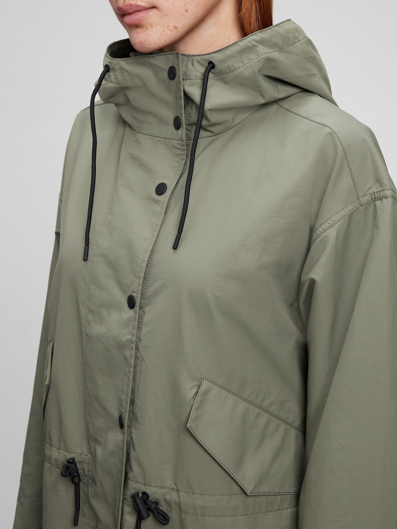 Oversized Anorak Parka Gap