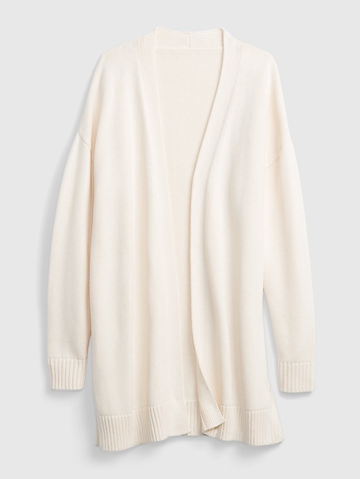 Image number 6 showing, Open-Front Long Cardigan
