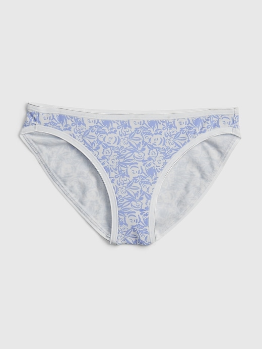 1 of 8 showing, with the color resolution blue floral of product Bikini Briefs