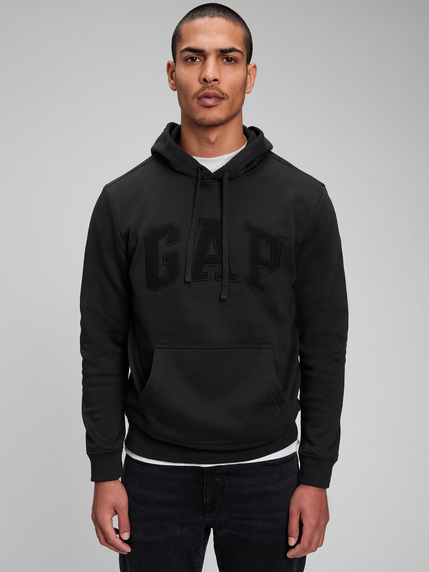 Gap Arch Logo Hoodie In Black Combo