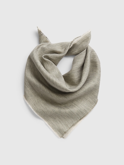 Image number 1 showing, Linen Blend Bandana